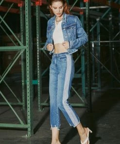 KANCAN Straight Leg Erin High Rise Slim Straight Jeans