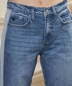 KANCAN Straight Leg Erin High Rise Slim Straight Jeans