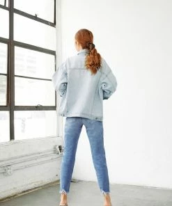 KANCAN Aaliyah Oversized Denim Jacket Jackets & Outwear