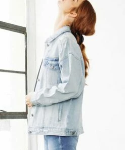 KANCAN Aaliyah Oversized Denim Jacket Jackets & Outwear