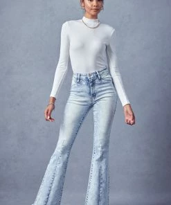 KANCAN Flare & Bootcut Ashton High Rise Flare Jeans