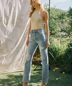 KANCAN Letitia Ultra High Rise 90's Boyfriend Jeans