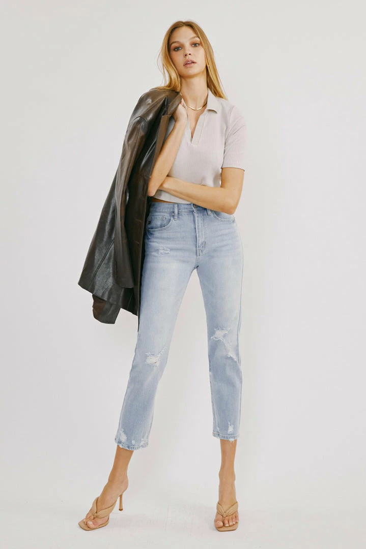 KANCAN New Arrivals Missy High Rise Slim Straight Jeans 12 KANCAN New Arrivals Missy High Rise Slim Straight Jeans