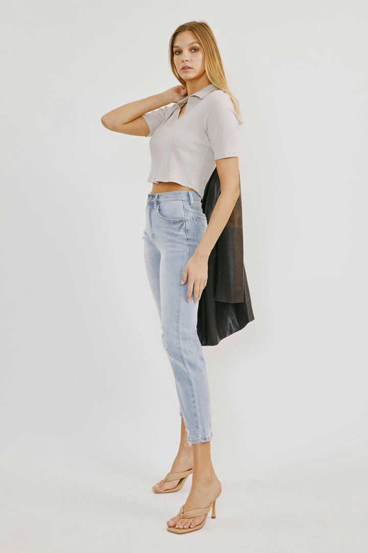 KANCAN New Arrivals Missy High Rise Slim Straight Jeans 14 KANCAN New Arrivals Missy High Rise Slim Straight Jeans