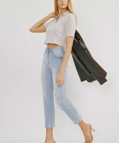 KANCAN New Arrivals Missy High Rise Slim Straight Jeans 32 KANCAN New Arrivals Missy High Rise Slim Straight Jeans