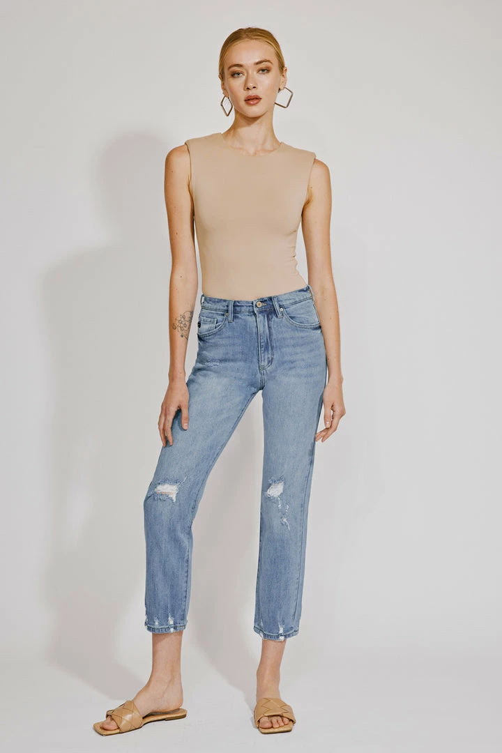KANCAN New Arrivals Missy High Rise Slim Straight Jeans 6 KANCAN New Arrivals Missy High Rise Slim Straight Jeans