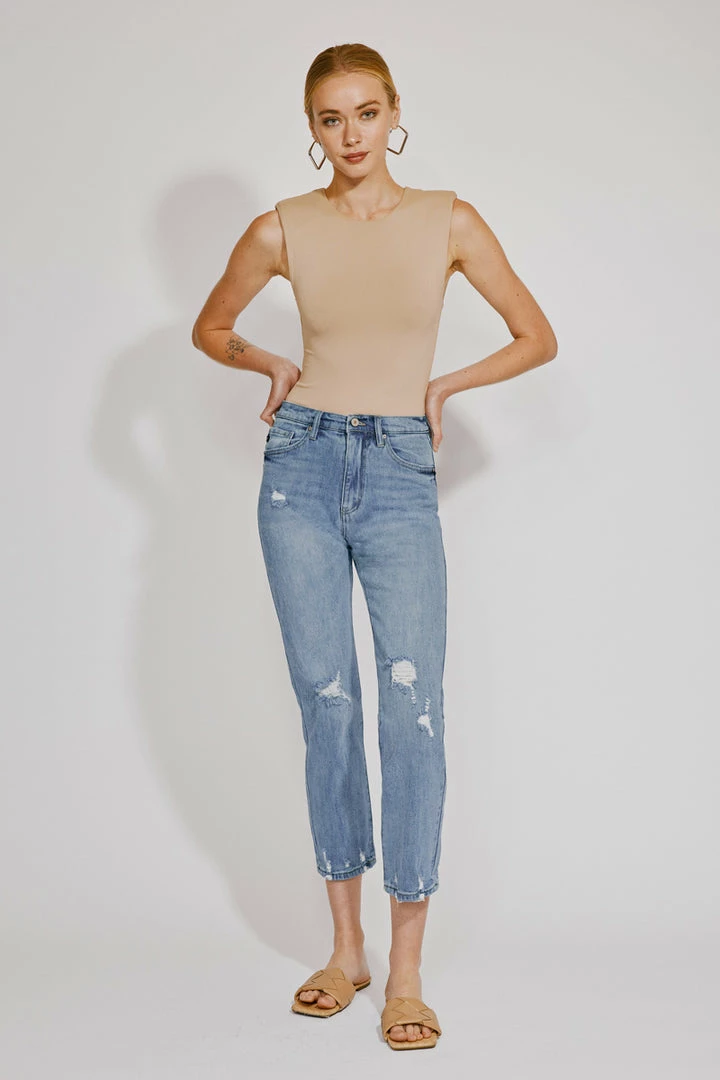 KANCAN New Arrivals Missy High Rise Slim Straight Jeans 7 KANCAN New Arrivals Missy High Rise Slim Straight Jeans