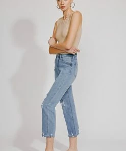 KANCAN New Arrivals Missy High Rise Slim Straight Jeans 25 KANCAN New Arrivals Missy High Rise Slim Straight Jeans