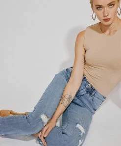 KANCAN New Arrivals Missy High Rise Slim Straight Jeans