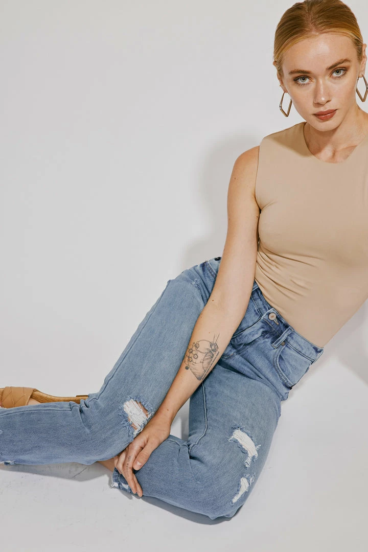 KANCAN New Arrivals Missy High Rise Slim Straight Jeans 3 KANCAN New Arrivals Missy High Rise Slim Straight Jeans