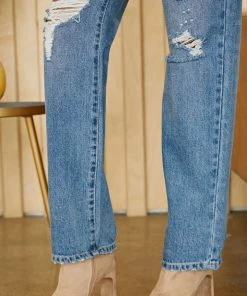 KANCAN Stephanie Ultra High Rise 90's Boyfriend Jeans
