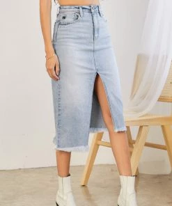 KANCAN Sonia High Rise Asymmetrical Midi Skirt 10 KANCAN Sonia High Rise Asymmetrical Midi Skirt