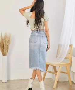 KANCAN Sonia High Rise Asymmetrical Midi Skirt 11 KANCAN Sonia High Rise Asymmetrical Midi Skirt