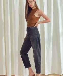 KANCAN Ivy Ultra High Rise Balloon Fit Jeans Straight Leg