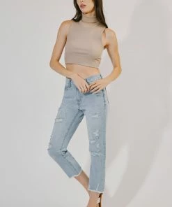 KANCAN Sierra High Rise Straight Jeans Straight Leg