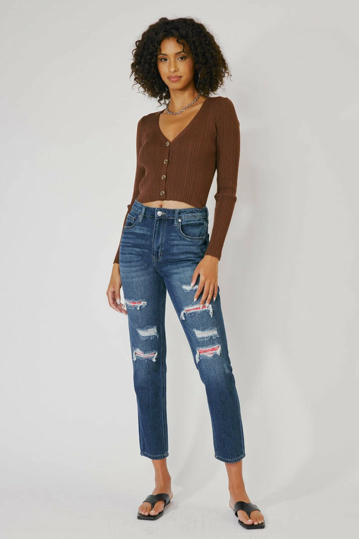 KANCAN New Arrivals Elsa High Rise Mom Jeans 3 KANCAN New Arrivals Elsa High Rise Mom Jeans