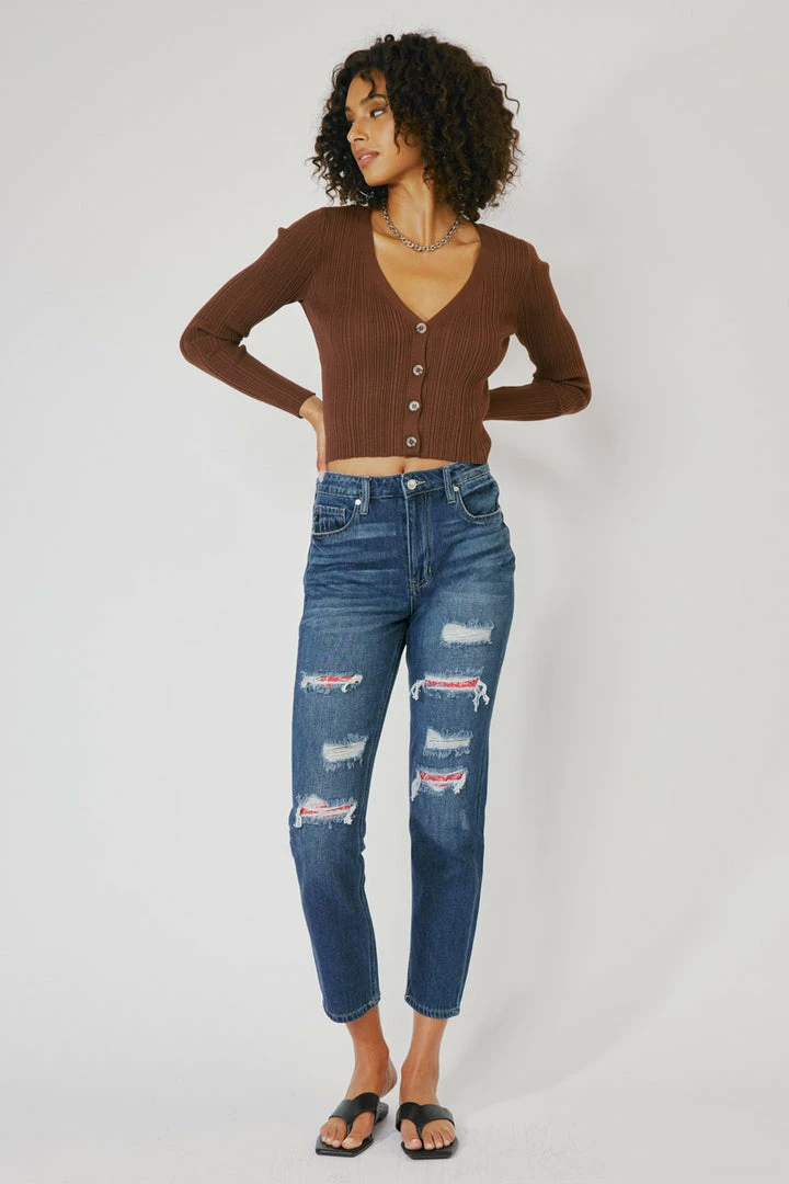 KANCAN New Arrivals Elsa High Rise Mom Jeans 5 KANCAN New Arrivals Elsa High Rise Mom Jeans