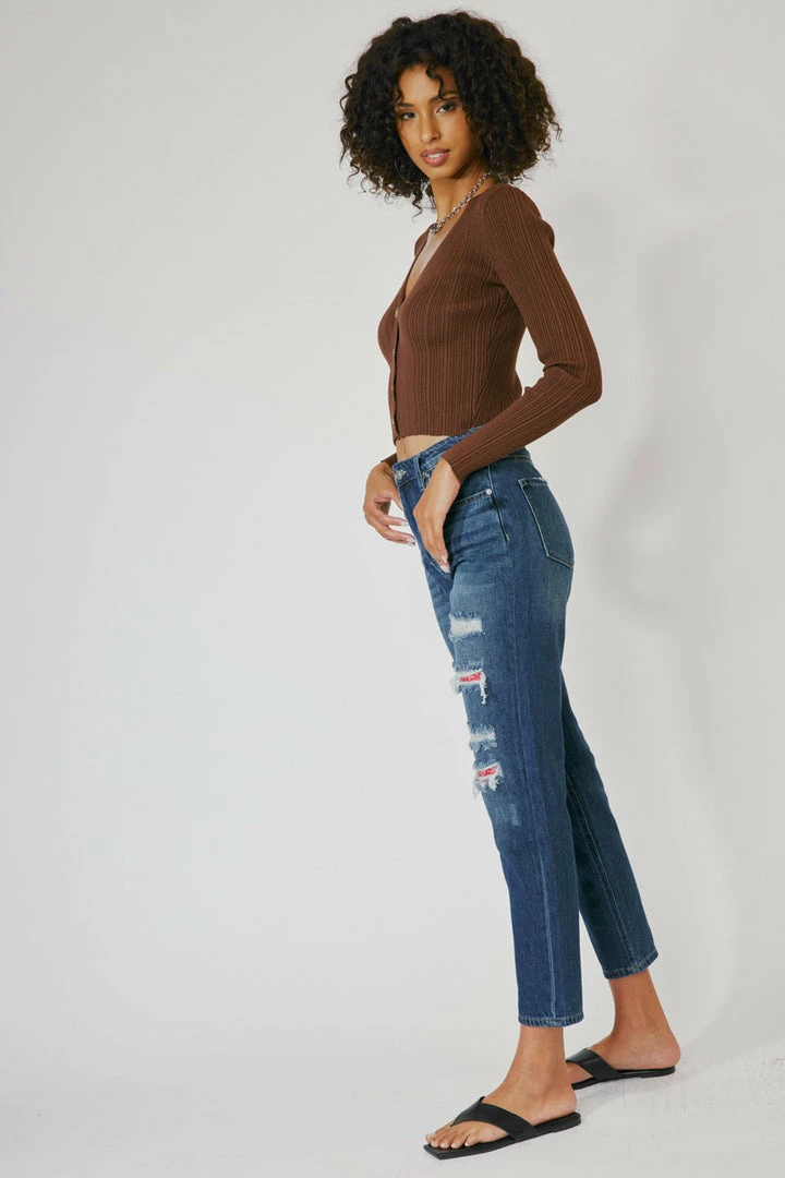 KANCAN New Arrivals Elsa High Rise Mom Jeans 4 KANCAN New Arrivals Elsa High Rise Mom Jeans