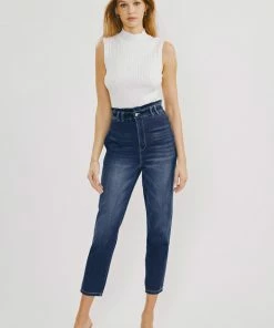 KANCAN Dottie Ultra High Rise Paper Bag Slouch Fit Jeans New Arrivals
