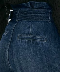 KANCAN Thalia Ultra High Rise Belted Mom Jeans