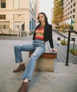 KANCAN Laila High Rise 90's Straight Leg Jeans