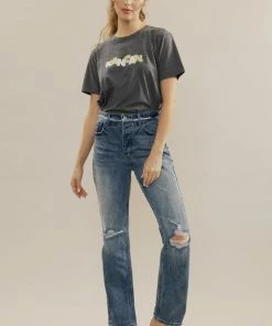 KANCAN Laila High Rise 90's Straight Leg Jeans