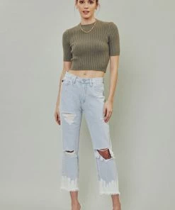 KANCAN Harmony High Rise Straight Leg Jeans