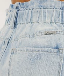 KANCAN Daelyn Ultra High Rise Paper Bag Shorts