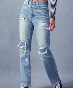 KANCAN Karine Ultra High Rise 90's Straight Leg Jeans