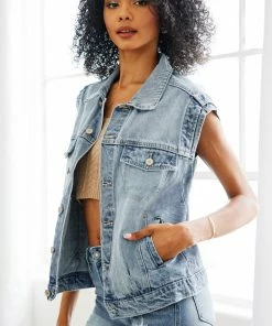 KANCAN New Arrivals Joey Oversized 80's Vest