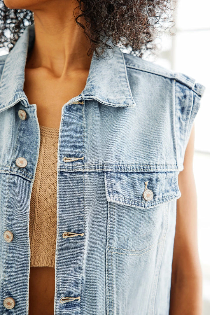 KANCAN New Arrivals Joey Oversized 80's Vest 9 KANCAN New Arrivals Joey Oversized 80's Vest