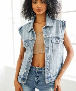 KANCAN New Arrivals Joey Oversized 80's Vest 16 KANCAN New Arrivals Joey Oversized 80's Vest