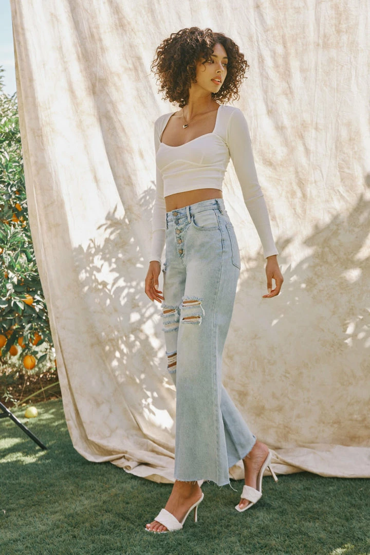 Official Kancan USA Ryland Ultra High Rise 90's Skater Jeans 5 Official Kancan USA Ryland Ultra High Rise 90's Skater Jeans