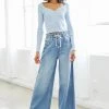 KANCAN New Arrivals Brayan Ultra High Rise Wide Leg Jeans