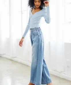 KANCAN New Arrivals Brayan Ultra High Rise Wide Leg Jeans