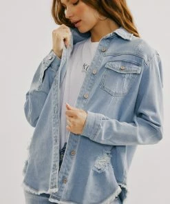 KANCAN New Arrivals Lori Denim Jacket