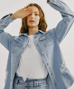 KANCAN New Arrivals Lori Denim Jacket