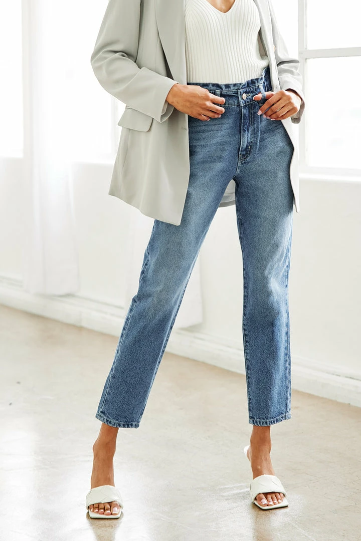 KANCAN New Arrivals Enya Paperbag Mom Jeans 6 KANCAN New Arrivals Enya Paperbag Mom Jeans