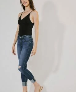 KANCAN Stella Low Rise Ankle Skinny Jeans