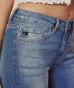 KANCAN Cassandra Mid Rise Super Skinny Jeans