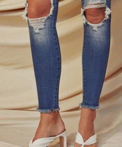 KANCAN Cassandra Mid Rise Super Skinny Jeans