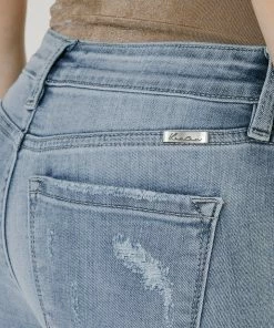 KANCAN Eden Mid Rise Ankle Skinny Jeans