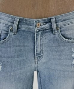 KANCAN Eden Mid Rise Ankle Skinny Jeans