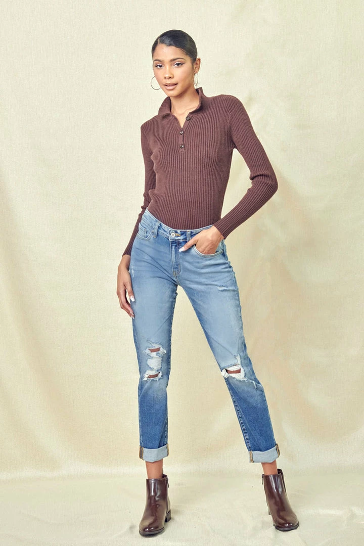 KANCAN Euphoria High Rise Boyfriend Jeans 3 KANCAN Euphoria High Rise Boyfriend Jeans