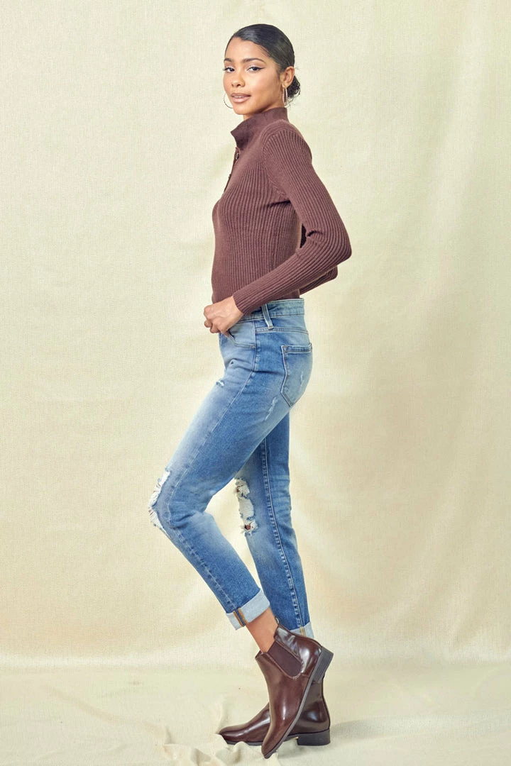 KANCAN Euphoria High Rise Boyfriend Jeans 4 KANCAN Euphoria High Rise Boyfriend Jeans