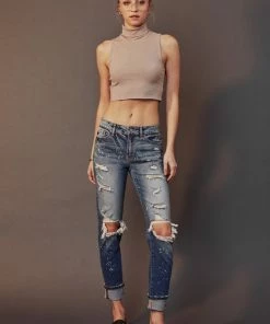KANCAN Shelly High Rise Boyfriend Jeans