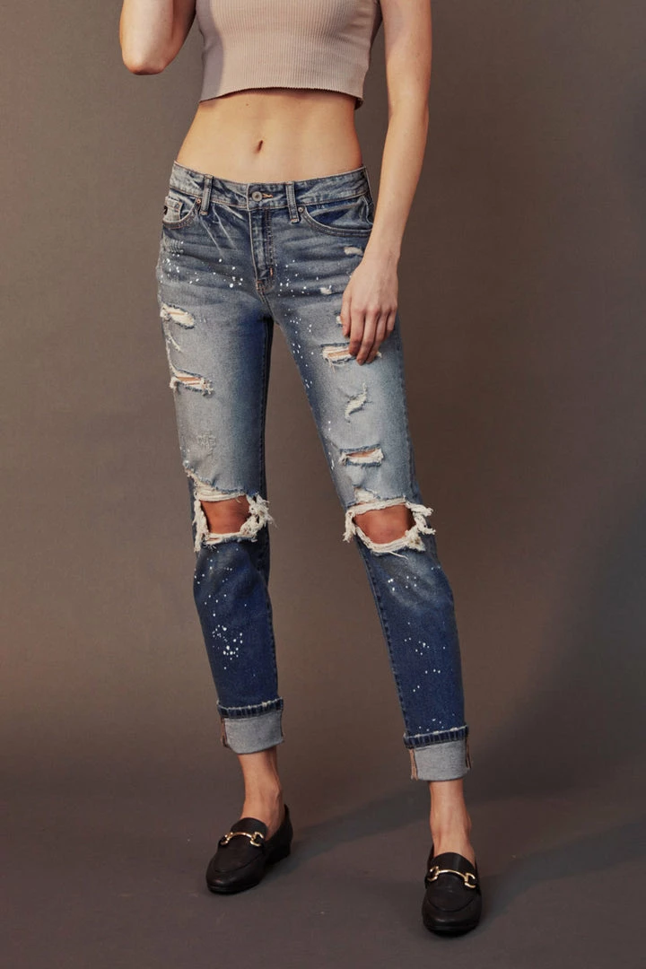 KANCAN Shelly High Rise Boyfriend Jeans 5 KANCAN Shelly High Rise Boyfriend Jeans