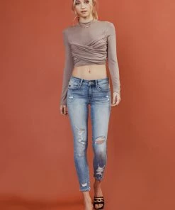 KANCAN Kaleigh Mid Rise Ankle Skinny Jeans 17 KANCAN Kaleigh Mid Rise Ankle Skinny Jeans