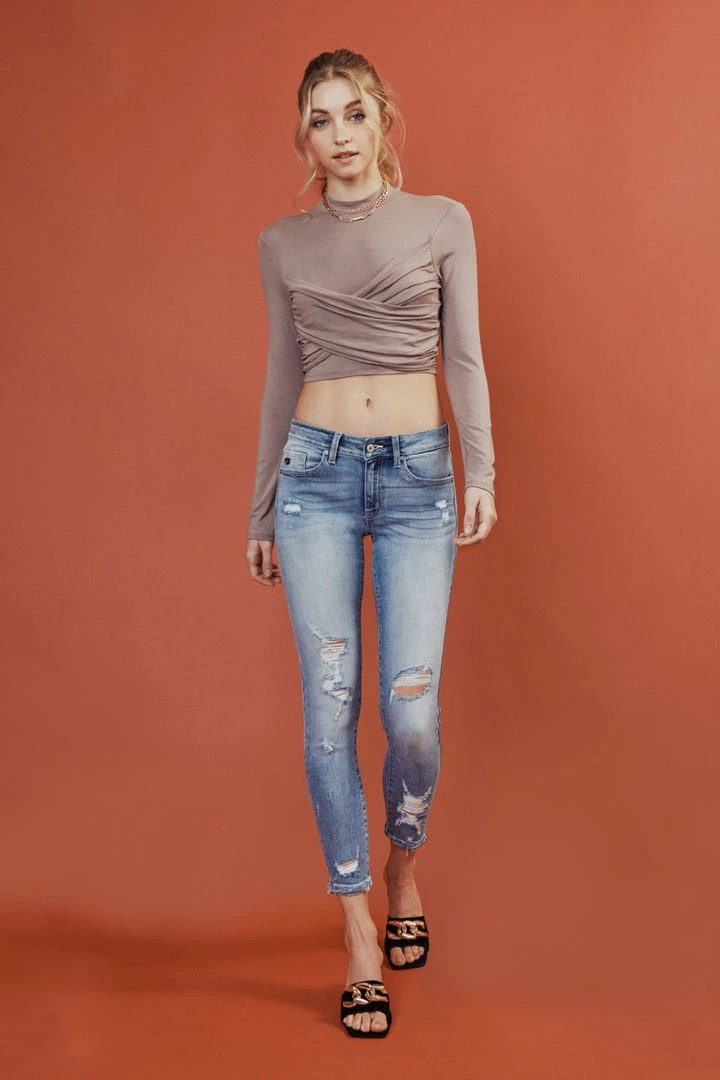 KANCAN Kaleigh Mid Rise Ankle Skinny Jeans 8 KANCAN Kaleigh Mid Rise Ankle Skinny Jeans