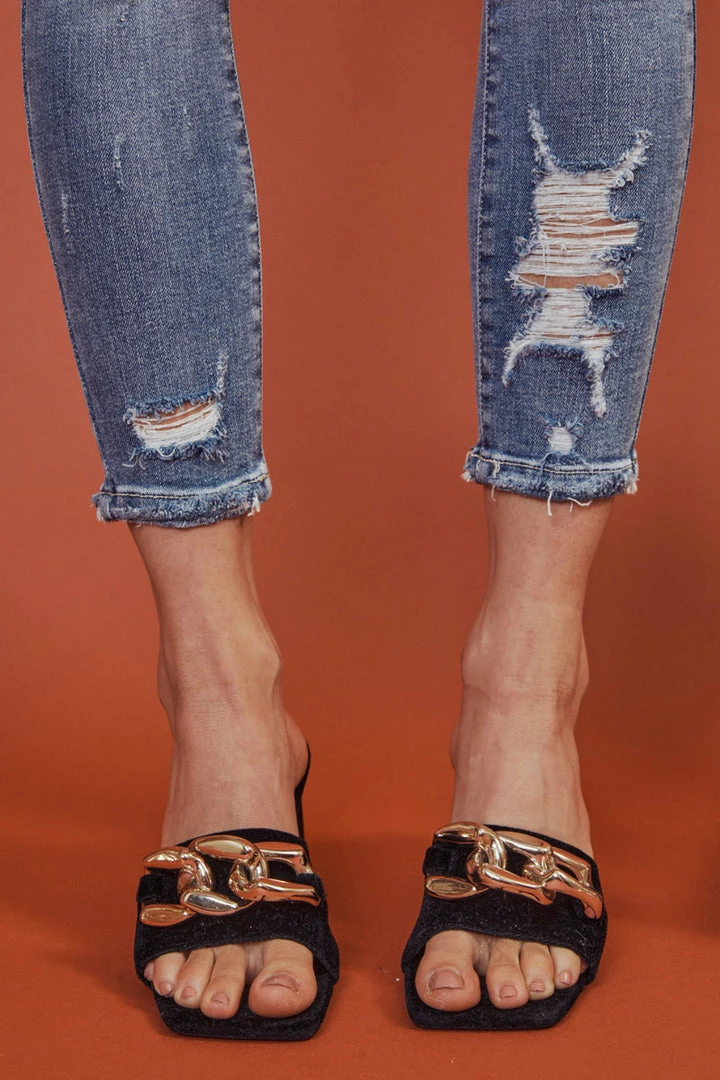 KANCAN Kaleigh Mid Rise Ankle Skinny Jeans 12 KANCAN Kaleigh Mid Rise Ankle Skinny Jeans